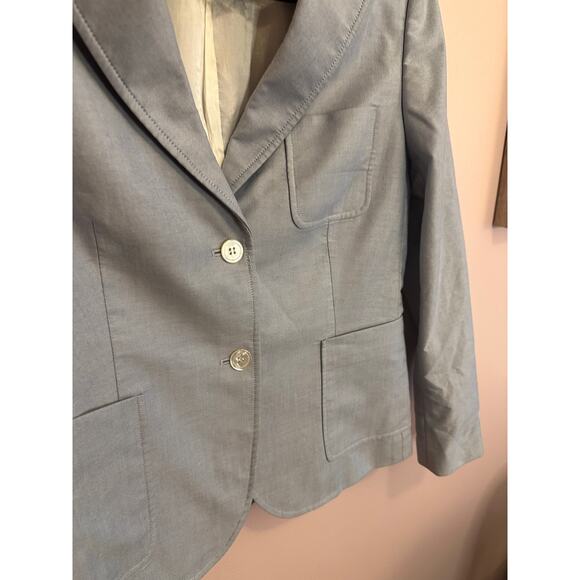 Brooks Brothers Women's Light Blue Blazer Suit Jacket 6 - Picture 2 of 7